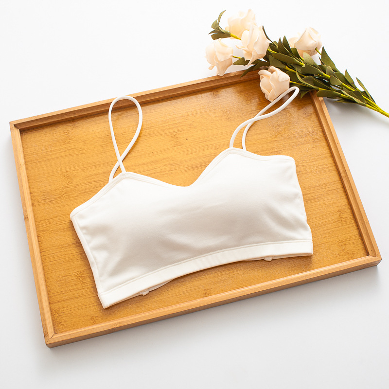 Pamukasti bezšalni tube top wrap, 3/4 šalica, oblikovana šalica, prozračan