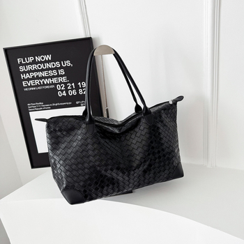 Geantă Tote, stil coreean, unisex pentru utilizare zilnică (material PU; stil urban; căptușeală poliester)