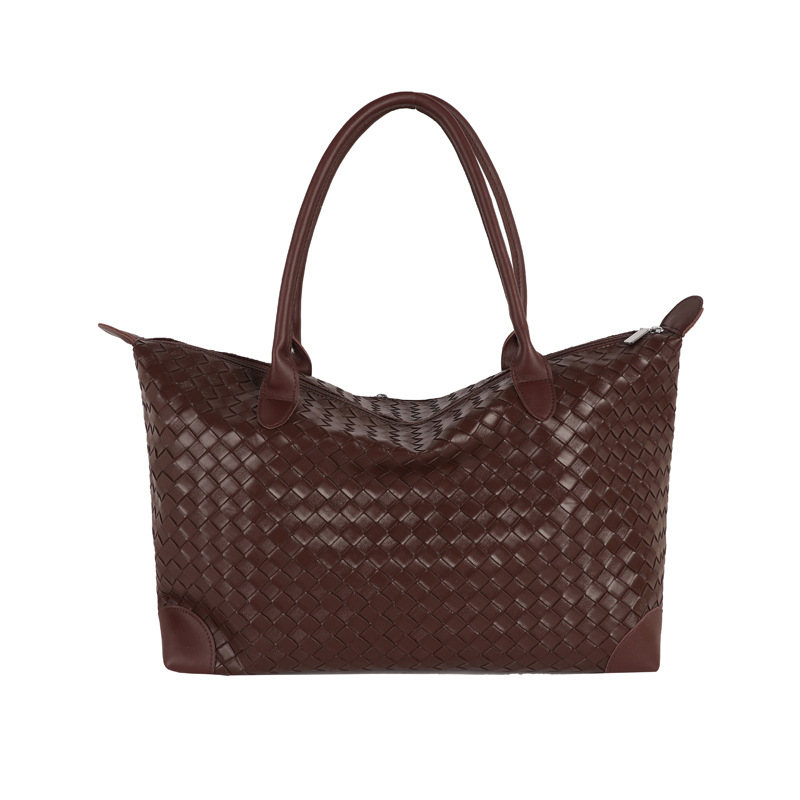 Geantă Tote, stil coreean, unisex pentru utilizare zilnică (material PU; stil urban; căptușeală poliester)