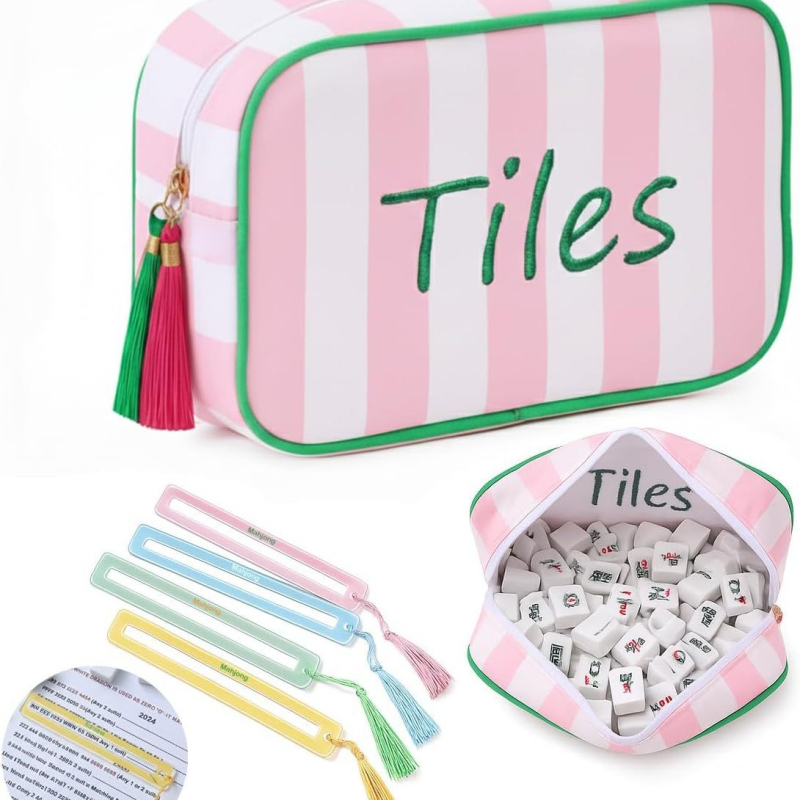 Geantă de machiaj și toaletă — stil casual, din polyester, multifuncțională și portabilă, închidere cu fermoar