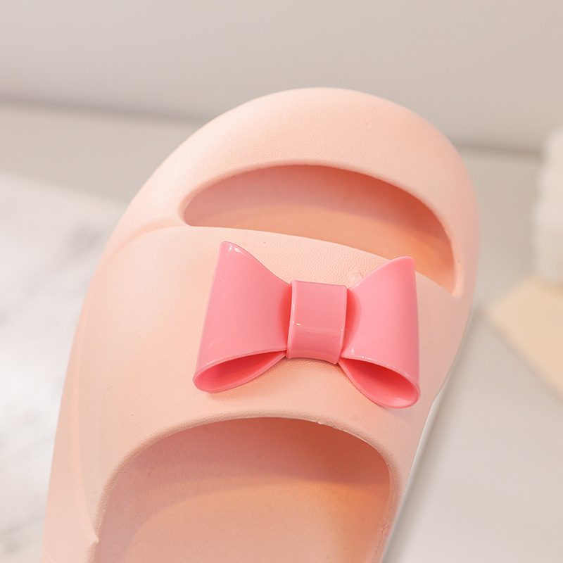Dječje flip-flop sandale s mašnicom princeze, PVC gornji dio, sve sezone, za djecu 1–12 godina