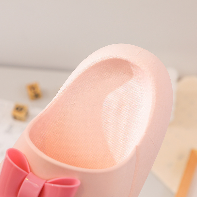 Dječje flip-flop sandale s mašnicom princeze, PVC gornji dio, sve sezone, za djecu 1–12 godina