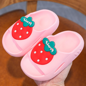 Dječje papuče s voćnim motivom – ljetne unutarnje antislip papuče za kupaonicu, unisex, PVC