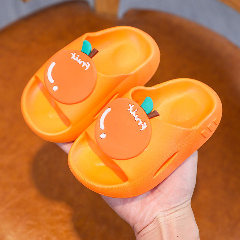 Dječje papuče s voćnim motivom – ljetne unutarnje antislip papuče za kupaonicu, unisex, PVC