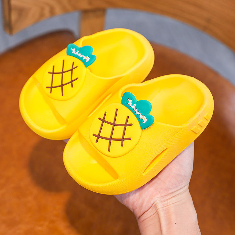 Dječje papuče s voćnim motivom – ljetne unutarnje antislip papuče za kupaonicu, unisex, PVC