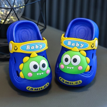 Dječje sandale tipa clog, PVC gornji dio i đon, unisex, crtani uzorak, protuklizne, ljeto 2024, dob 1–6 godina