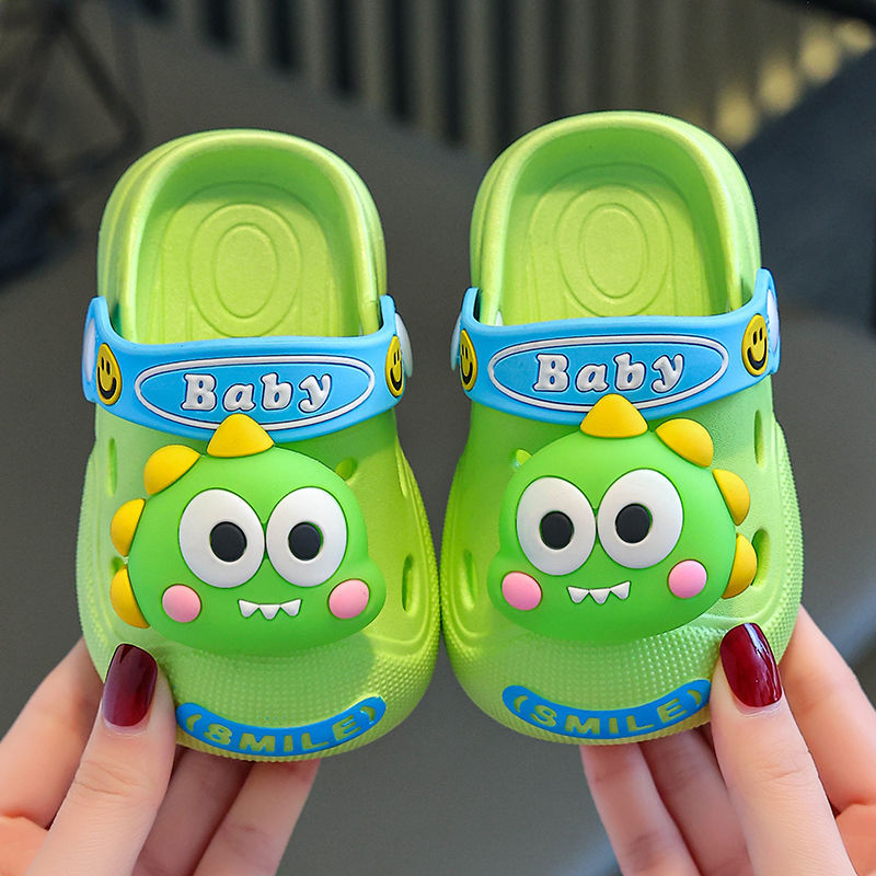 Dječje sandale tipa clog, PVC gornji dio i đon, unisex, crtani uzorak, protuklizne, ljeto 2024, dob 1–6 godina