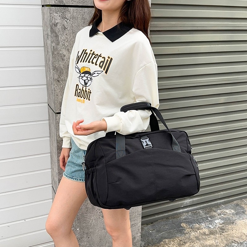 Putna torba tip satchel od Oxford tkanine, kapacitet ispod 20 L, prozračna, unisex, gradski minimalistički stil