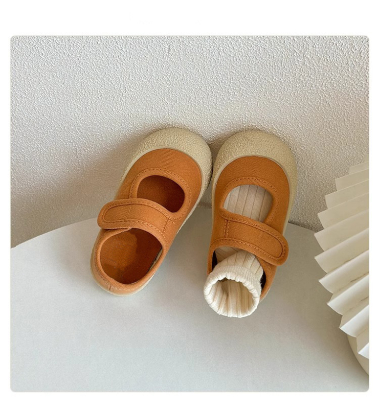 Dječje platnene tenisice, unisex, zatvaranje na Velcro traku, niski gornji dio, gumena potplata