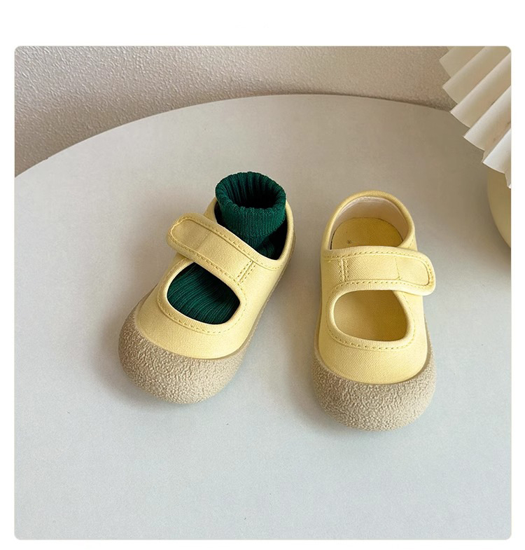 Dječje platnene tenisice, unisex, zatvaranje na Velcro traku, niski gornji dio, gumena potplata