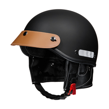 RNG BY-208 Retro kaciga za motocikl, ABS, prilagođena obrada, GB811-2022A certificirano, za gradske vožnje motociklom
