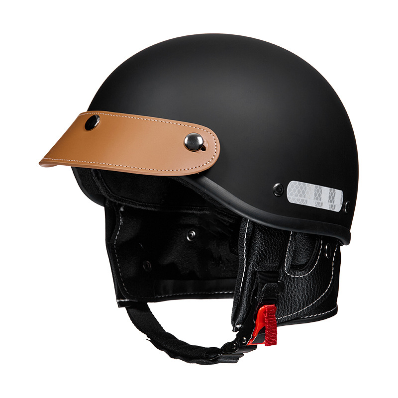 RNG BY-208 Retro kaciga za motocikl, ABS, prilagođena obrada, GB811-2022A certificirano, za gradske vožnje motociklom