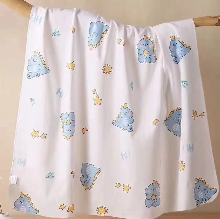 Huilma swaddle deka za novorođenčad, 100% pamuk, pogodna za sve sezone, uzorci: crtane figure, slova, cvijeće, točkice, oblici, za novorođenčad (0–12 mjeseci)