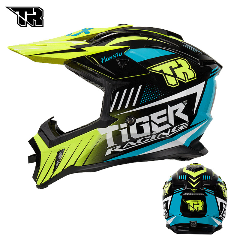 Tiger kerékpáros sisak off-road, kettős használat, ABS héj, uniszex, felnőtt, 3C tanúsítvány