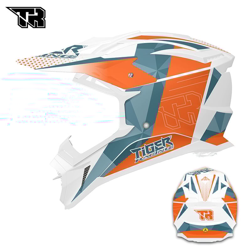 Tiger kerékpáros sisak off-road, kettős használat, ABS héj, uniszex, felnőtt, 3C tanúsítvány