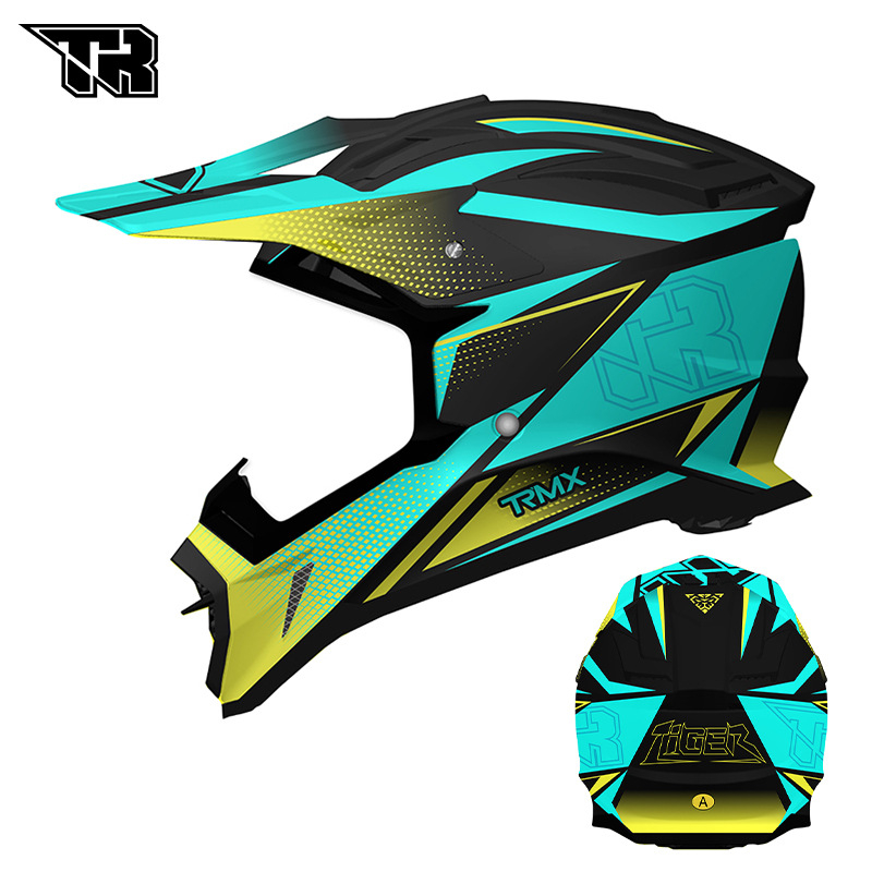 Tiger kerékpáros sisak off-road, kettős használat, ABS héj, uniszex, felnőtt, 3C tanúsítvány