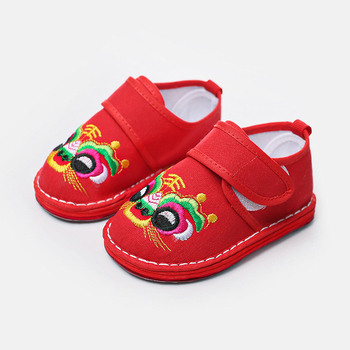 Dječje platnene tenisice s tigrovom glavom, unisex, etnički stil, ravna potplata s više slojeva