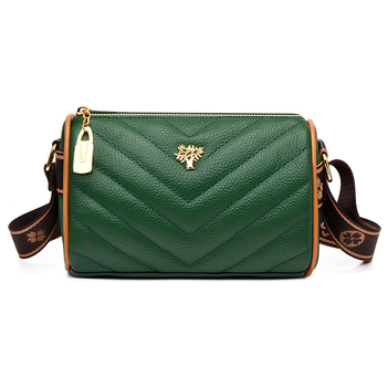 Torba preko ramena crossbody, koža prve klase, oblik jastuka, zatvarač, džepovi za mobitel i dokumente