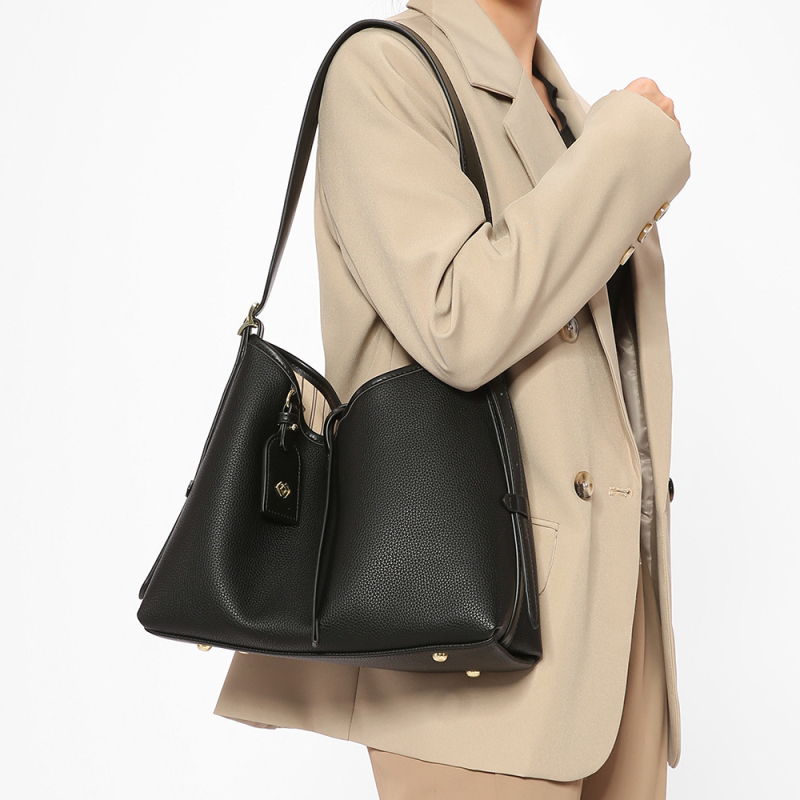 Tote torba za svakodnevnu upotrebu – europsko-američki retro stil, PU materijal, crossbody torba, unutarnji džep sa zipom i džep za telefon, magnetsko zatvaranje