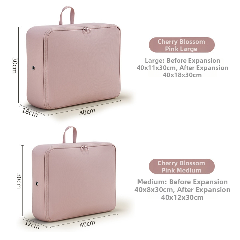 Geantă de depozitare a hainelor, formă cub, poliester, depozitare prin compresie, portabil pentru călătorii