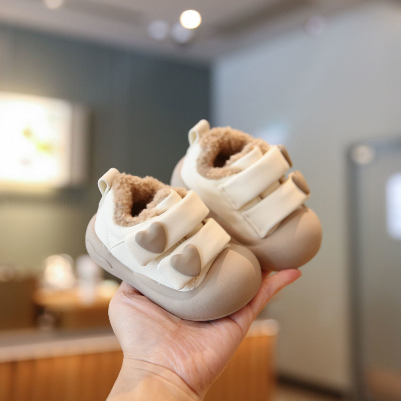 Pamukaste cipele za bebe s Velcro zatvaranjem, zimski sportski stil, uzrast 6–36 mjeseci