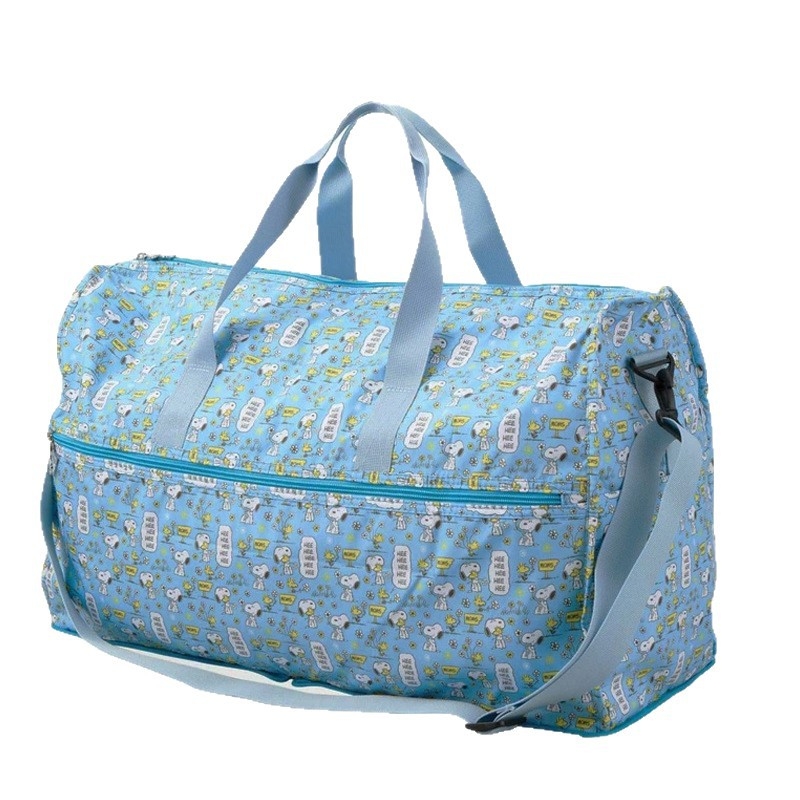 Duffel torba za putovanje, 36-55L, Oxford platno, sklopiva, uzorak anime crtani, gradski minimalistički stil, unisex