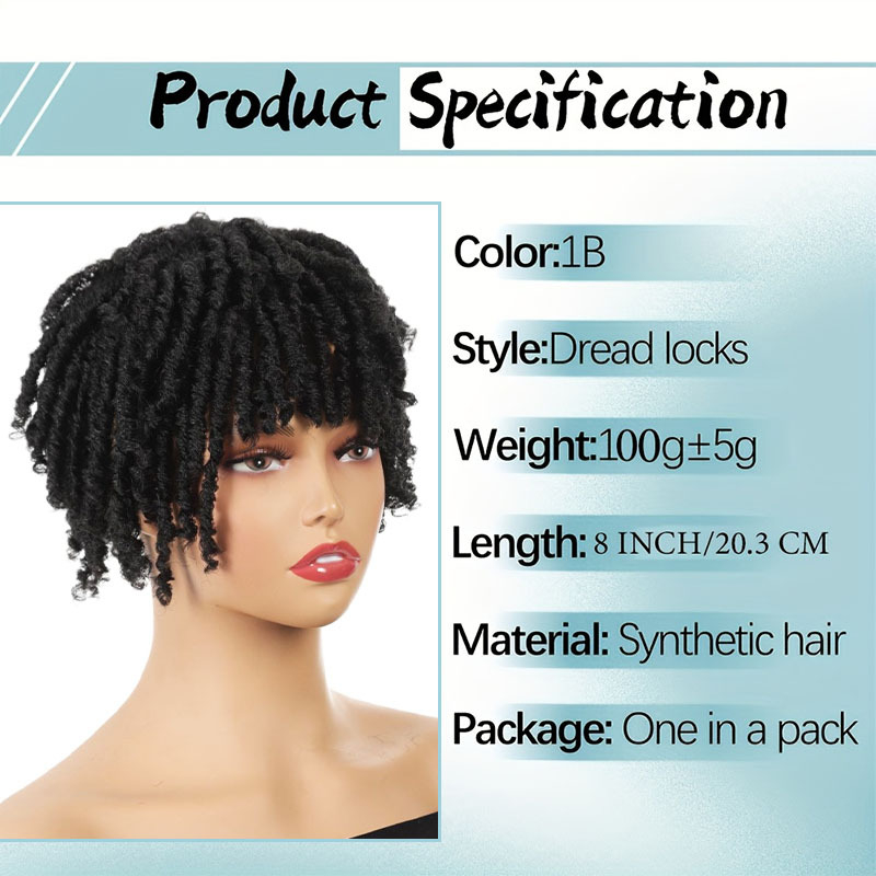 Dreadlock ekstenzija – sintetičko vlakno visoke temperature, kovrčava, mehanička obrada; model SW318-1B, Youju