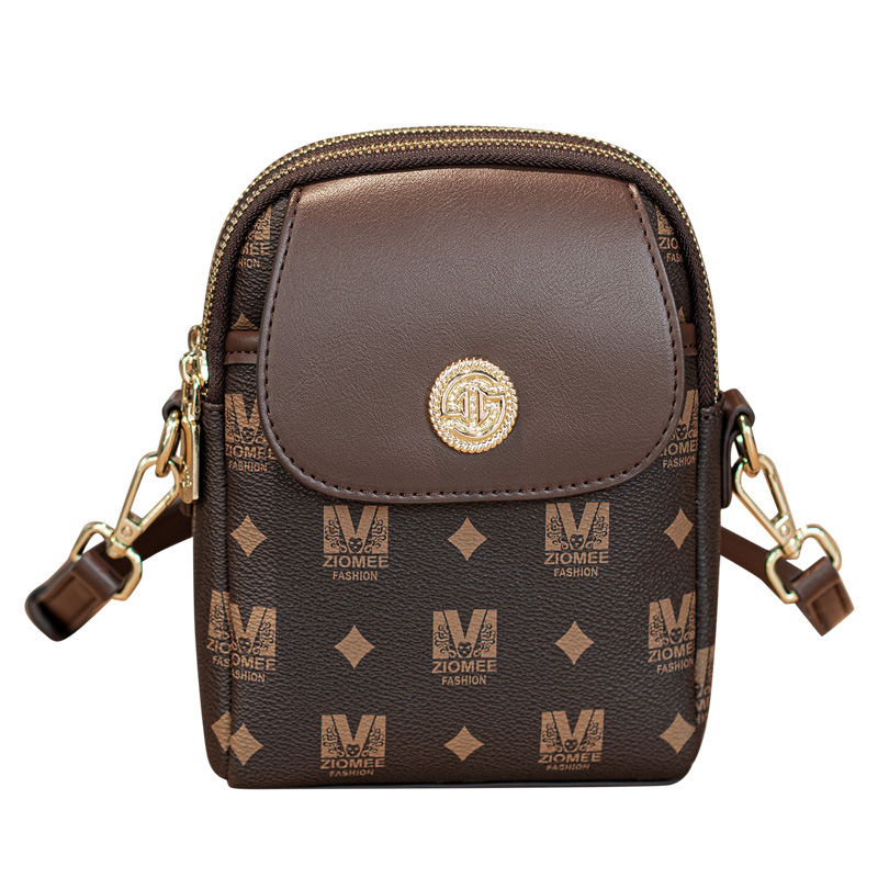 Crossbody torba, mekani PVC, ulični stil, vertikalni kvadratni oblik, otvaranje na zip