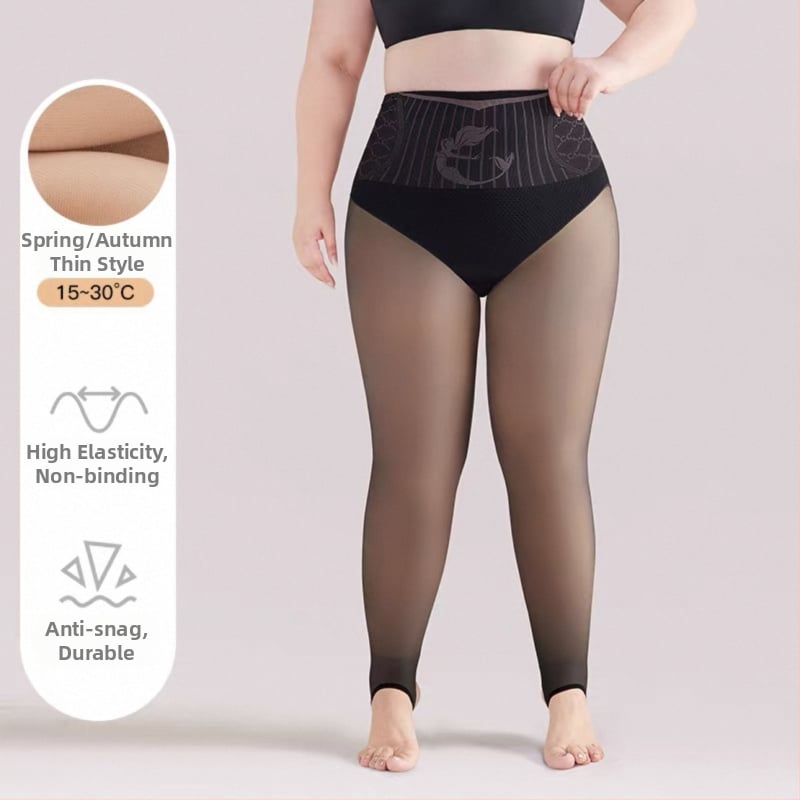 Νάιλον καλσόν με σχήμα, αντί σκίσιμο, μπικίνι γασέτ, μεσαίο πάχος