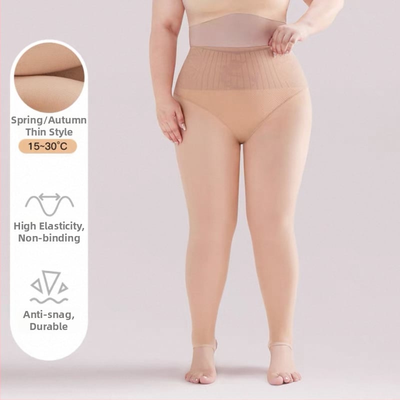 Νάιλον καλσόν με σχήμα, αντί σκίσιμο, μπικίνι γασέτ, μεσαίο πάχος