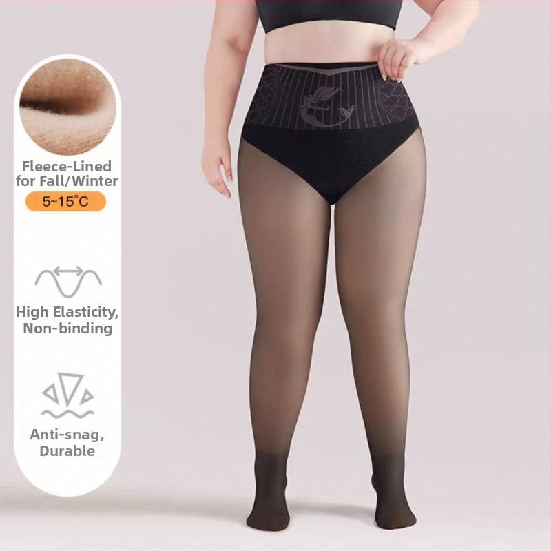 Νάιλον καλσόν με σχήμα, αντί σκίσιμο, μπικίνι γασέτ, μεσαίο πάχος