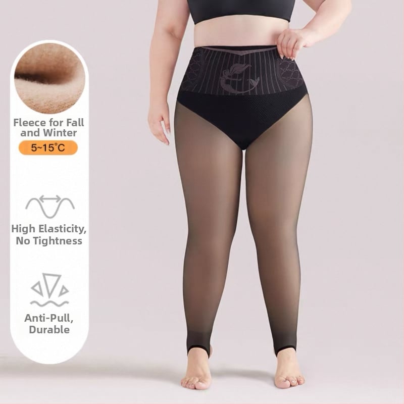 Νάιλον καλσόν με σχήμα, αντί σκίσιμο, μπικίνι γασέτ, μεσαίο πάχος