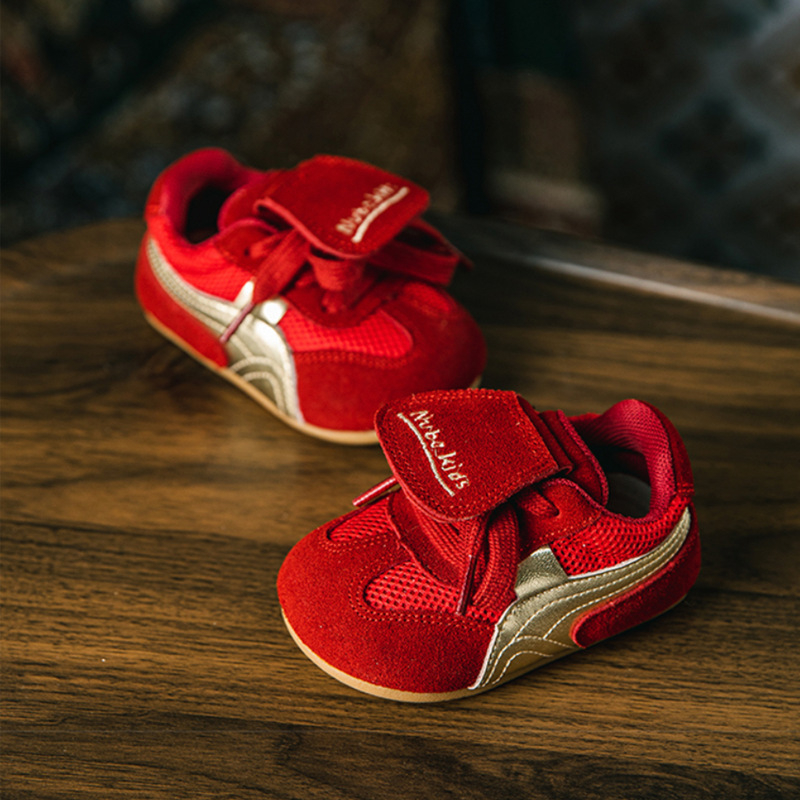 Dječje sportske tenisice – unisex, Velcro zatvaranje, gornjište od mikrovlakana, sportski stil, protuklizna potplat, zadržavaju toplinu (jesen 2024)