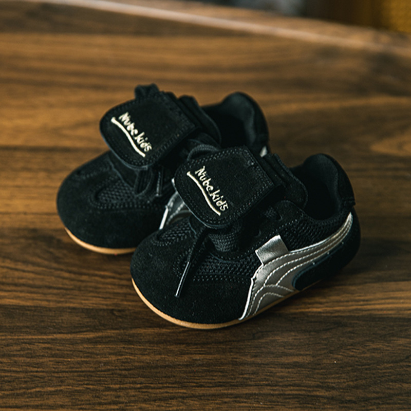 Dječje sportske tenisice – unisex, Velcro zatvaranje, gornjište od mikrovlakana, sportski stil, protuklizna potplat, zadržavaju toplinu (jesen 2024)
