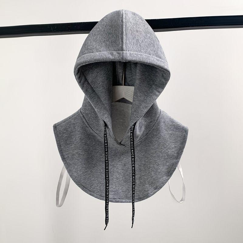 Hanorac pentru copii cu glugă, guler fals detașabil, căptușit cu fleece, din poliester, pentru primăvara 2025