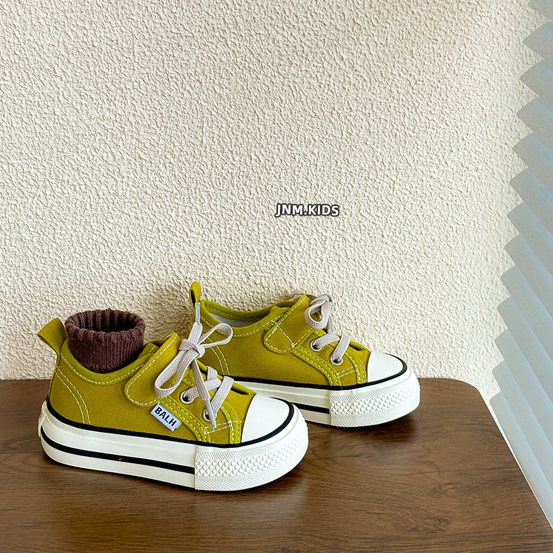 Mango Head pantofi copii din pânză – low-top, închidere Velcro, parte superioară din pânză, talpă din cauciuc antiderapant, căptușeală din bumbac