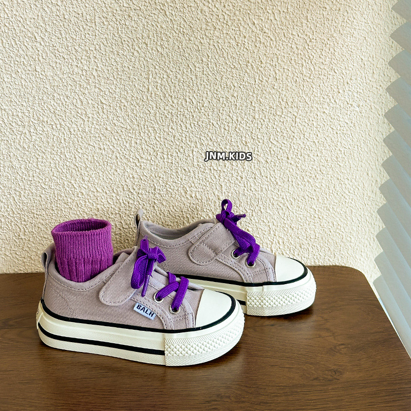 Mango Head pantofi copii din pânză – low-top, închidere Velcro, parte superioară din pânză, talpă din cauciuc antiderapant, căptușeală din bumbac