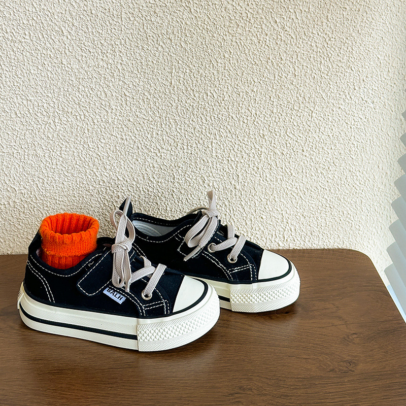 Mango Head pantofi copii din pânză – low-top, închidere Velcro, parte superioară din pânză, talpă din cauciuc antiderapant, căptușeală din bumbac