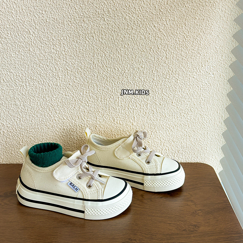 Mango Head pantofi copii din pânză – low-top, închidere Velcro, parte superioară din pânză, talpă din cauciuc antiderapant, căptușeală din bumbac