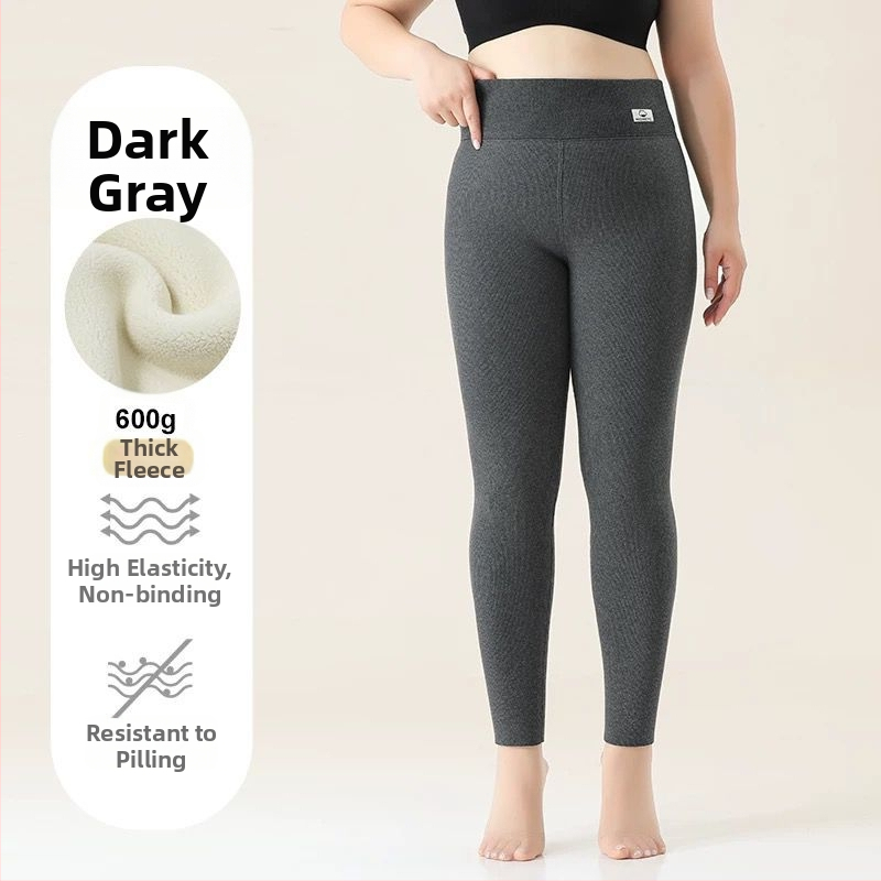 Κολάν για γυναίκες από βαμβάκι με φλις επένδυση, ριγέ σχέδιο, υψηλής μέσης, πλήρους μήκους, βαμβάκι-ελαστάν ύφασμα