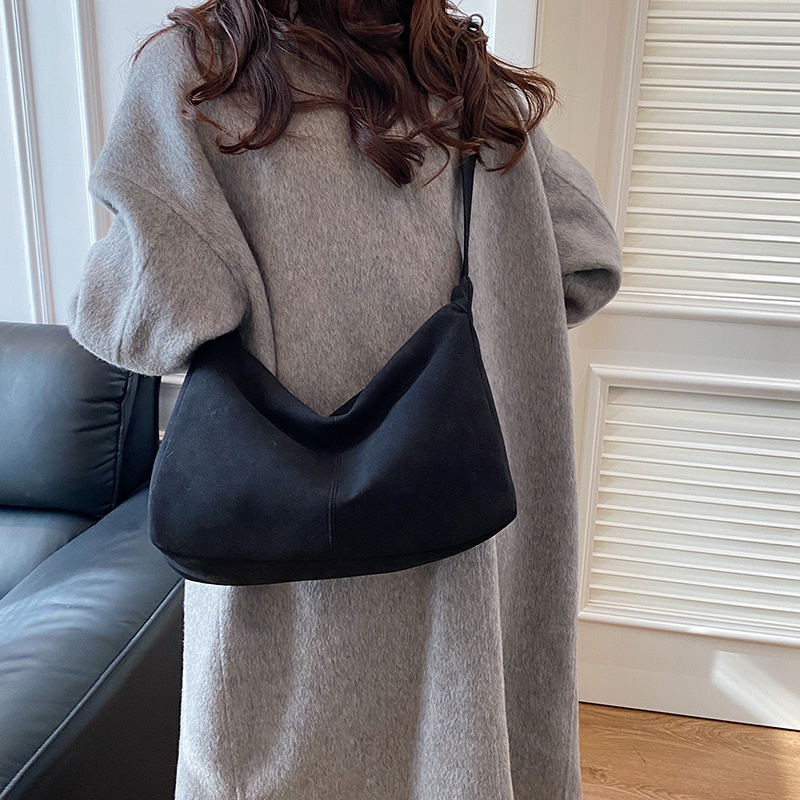 Geantă crossbody din PU, stil urban minimalist, formă dreptunghiulară, închidere cu fermoar, buzunar interior cu fermoar, curea simplă, căptușeală din poliester, pentru uz zilnic.