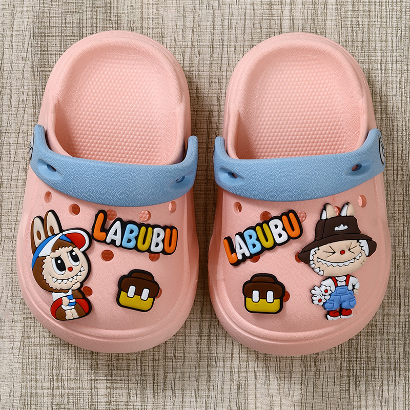 Dječje Crocs-stil sandale s karikaturom, Slip-On, protuklizna PVC podloga, unisex ljeto