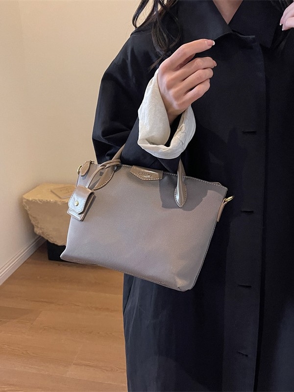 JUNXINGDA Oxford tkanina tote torba – ulični stil, zatvarač, poliester podstava, horizontalno kvadratni oblik, 3D vanjski dizajn