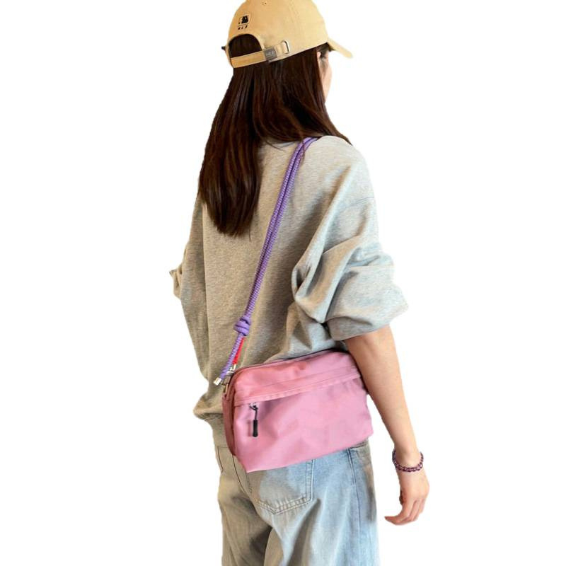 Crossbody torba, unisex stil, poliester materijal, kvadratni dizajn, proljeće 2025 izdanje