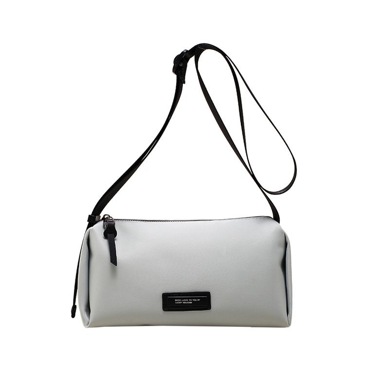 Nylon Crossbody torba za žene, jednostruka ramena, zatvarač na zip, unutarnji džep na zip i džep za telefon, ljeto 2025