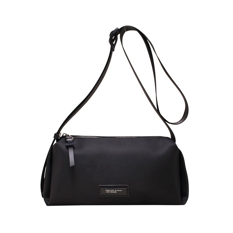 Nylon Crossbody torba za žene, jednostruka ramena, zatvarač na zip, unutarnji džep na zip i džep za telefon, ljeto 2025