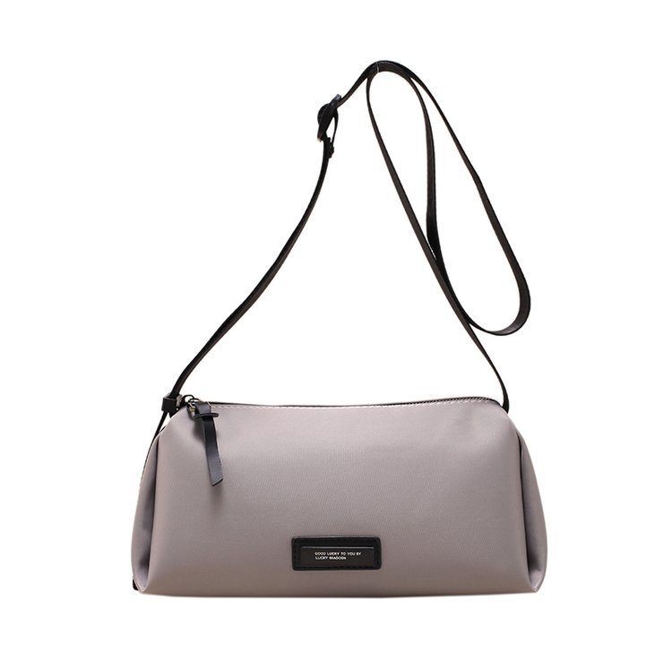 Nylon Crossbody torba za žene, jednostruka ramena, zatvarač na zip, unutarnji džep na zip i džep za telefon, ljeto 2025