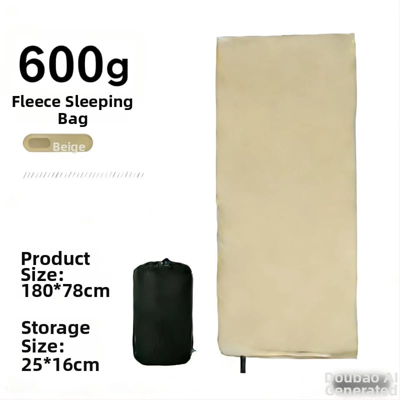 Υπνόσακος φλίς, στυλ φακέλου, γέμισμα φλίς, ύφασμα φλίς, για ενήλικες, 600–700 g