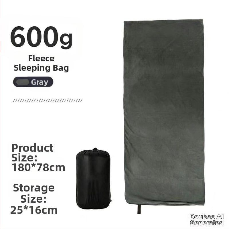 Υπνόσακος φλίς, στυλ φακέλου, γέμισμα φλίς, ύφασμα φλίς, για ενήλικες, 600–700 g