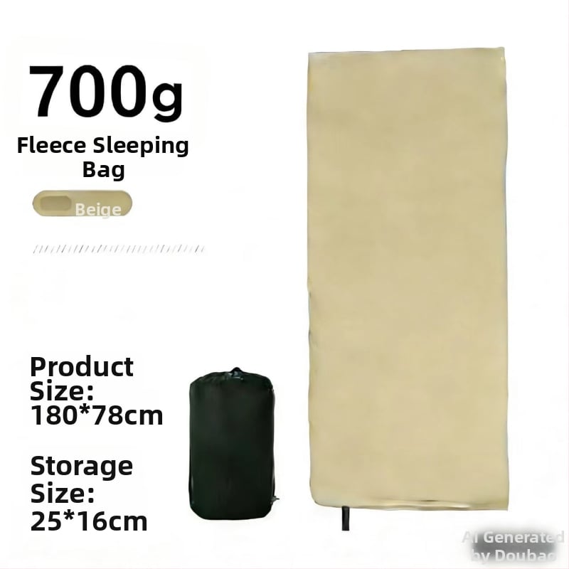 Υπνόσακος φλίς, στυλ φακέλου, γέμισμα φλίς, ύφασμα φλίς, για ενήλικες, 600–700 g